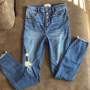 Abercrombie jeans, size 27/4 Long